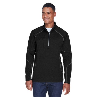 North End® Men's Catalyst Performance Fleece Quarter-Zip Pullover