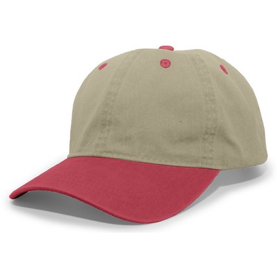 Pigment Dyed Hook-And-Loop Adjustable Cap