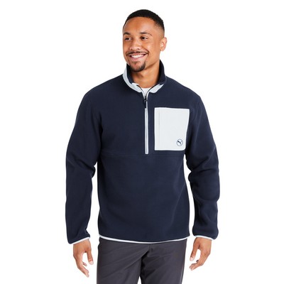 Puma Golf® Men's Fleece Quarter-Zip Pullover